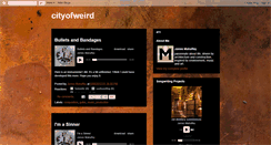 Desktop Screenshot of cityofweird.blogspot.com