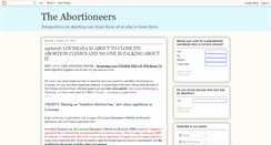 Desktop Screenshot of abortioneers.blogspot.com