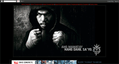 Desktop Screenshot of pacman-manny-pacquiao-boxing.blogspot.com