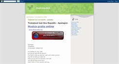 Desktop Screenshot of musicaqueen.blogspot.com