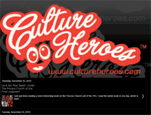 Tablet Screenshot of cultureheroesinc.blogspot.com