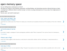 Tablet Screenshot of openmemory.blogspot.com
