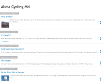 Tablet Screenshot of aliciacyclingmn.blogspot.com