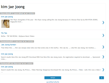 Tablet Screenshot of kim-jae-joong2.blogspot.com