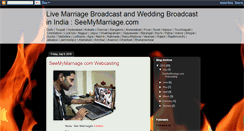 Desktop Screenshot of live-wedding-webcast.blogspot.com