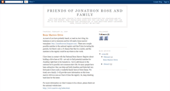 Desktop Screenshot of friendsofjonathonrose.blogspot.com