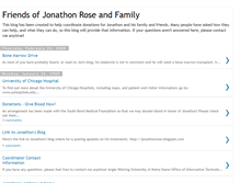 Tablet Screenshot of friendsofjonathonrose.blogspot.com