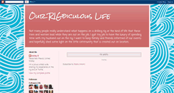 Desktop Screenshot of ourrigdiculouslife.blogspot.com