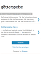 Mobile Screenshot of goetterspeise.blogspot.com