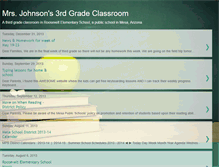 Tablet Screenshot of johnson3rdgradeclassroom.blogspot.com