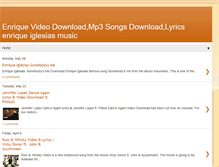Tablet Screenshot of enrique-iglesias-videos.blogspot.com