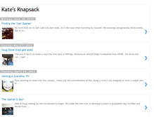 Tablet Screenshot of katesknapsack.blogspot.com