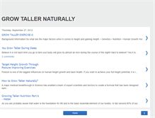 Tablet Screenshot of growtaller2.blogspot.com