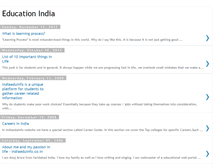 Tablet Screenshot of indiaeduinfo.blogspot.com