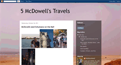 Desktop Screenshot of 5mcdowellstravels.blogspot.com