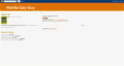 Desktop Screenshot of manilagayguy.blogspot.com