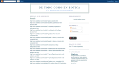 Desktop Screenshot of de-como-en-botica.blogspot.com