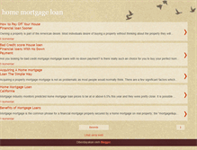 Tablet Screenshot of homemortgage-loan.blogspot.com