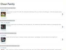 Tablet Screenshot of choun-family.blogspot.com