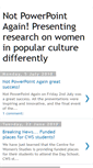 Mobile Screenshot of notpowerpointagain.blogspot.com