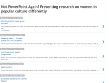 Tablet Screenshot of notpowerpointagain.blogspot.com