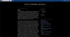 Desktop Screenshot of lifescuriousdetails.blogspot.com