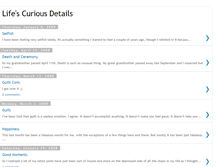 Tablet Screenshot of lifescuriousdetails.blogspot.com