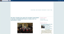 Desktop Screenshot of incantato-concert-tours.blogspot.com