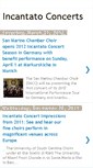 Mobile Screenshot of incantato-concert-tours.blogspot.com