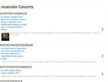 Tablet Screenshot of incantato-concert-tours.blogspot.com