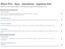 Tablet Screenshot of iphoneindir.blogspot.com