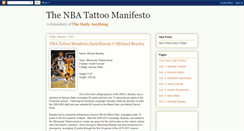 Desktop Screenshot of nbatattoomanifesto.blogspot.com
