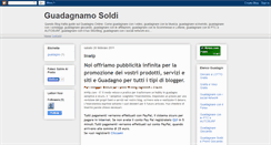 Desktop Screenshot of guadagnamosoldi.blogspot.com