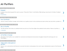 Tablet Screenshot of airpurifierblog.blogspot.com