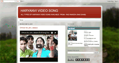 Desktop Screenshot of haryanvi-video.blogspot.com