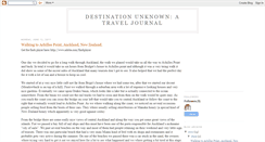 Desktop Screenshot of destinationunknownatraveljournal.blogspot.com