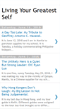 Mobile Screenshot of livingyourgreatestself.blogspot.com