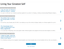 Tablet Screenshot of livingyourgreatestself.blogspot.com