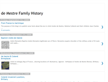 Tablet Screenshot of demestrefamilyhistory.blogspot.com