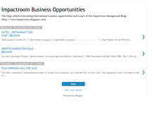 Tablet Screenshot of impactroombusinessopportunities.blogspot.com