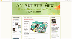 Desktop Screenshot of anartistview.blogspot.com