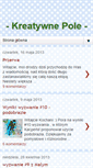 Mobile Screenshot of kreatywnepole.blogspot.com