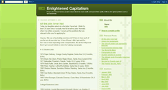 Desktop Screenshot of enlightenedcapitalism.blogspot.com