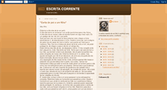 Desktop Screenshot of escrita-corrente.blogspot.com