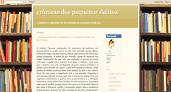 Desktop Screenshot of cronicas-dos-pequenos-delitos.blogspot.com