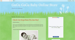 Desktop Screenshot of gugugagababy.blogspot.com