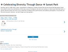 Tablet Screenshot of celebratingdiversitythroughdance.blogspot.com