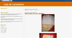 Desktop Screenshot of lojadalaranjinha.blogspot.com