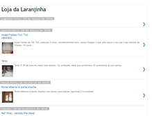 Tablet Screenshot of lojadalaranjinha.blogspot.com