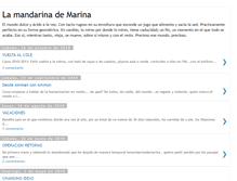 Tablet Screenshot of lamandarinademarina.blogspot.com